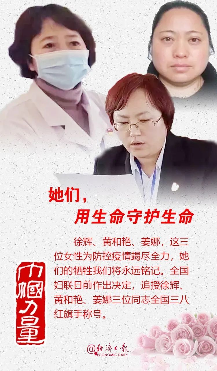 经济日报@打赢抗疫战，巾帼有力量！