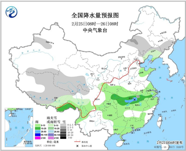 中国气象局■青藏高原等地有降雪 黄淮江汉等地将有降水过程