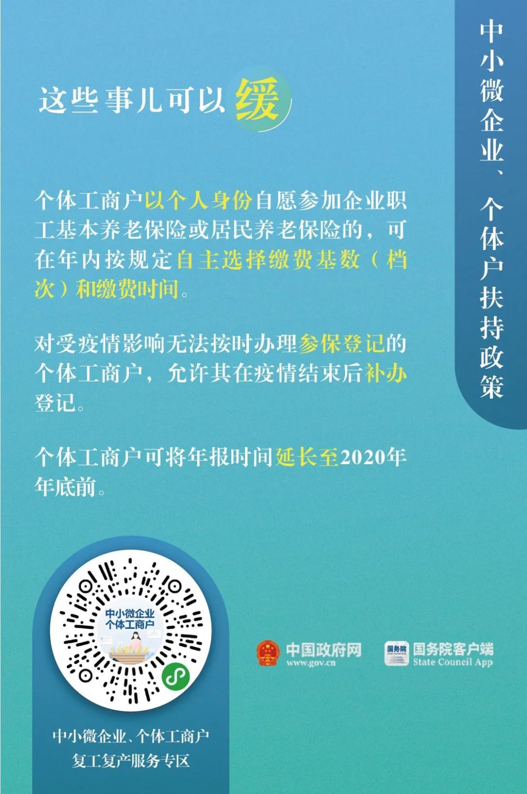 财经■小微个体必看！这些钱可以免，这些钱可以缓