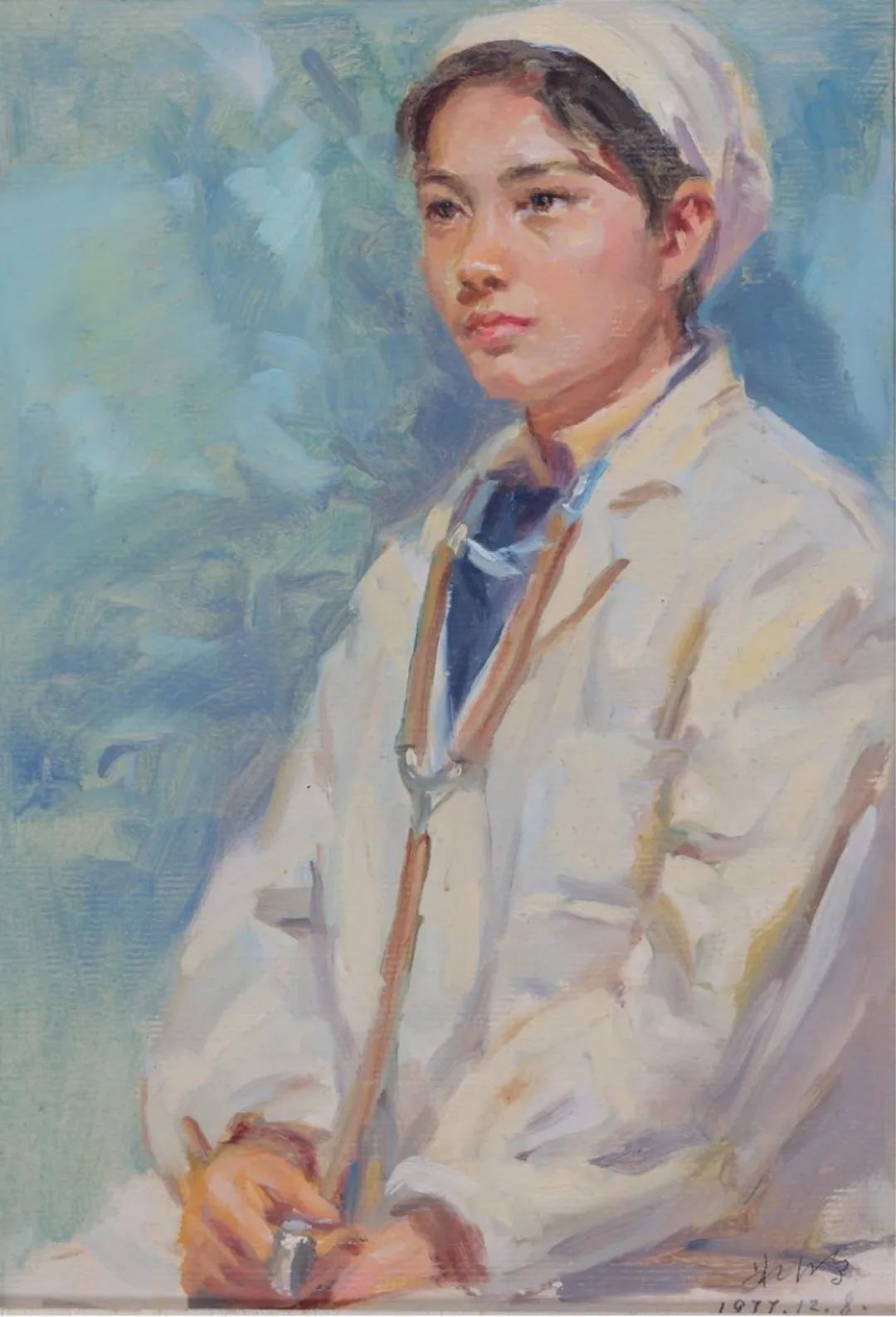 张漾兮 抢救之一 1962年 32cm×40cm 版画   纸本 中国美术学院美术