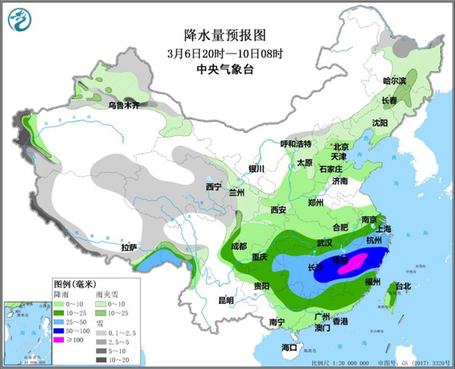 『冷空气』今天夜间至9日冷空气影响我国 将带来雨雪及降温