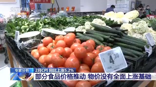 『cpi』专家：部分食品价格推动2月CPI上涨 物价不会全面持续上涨