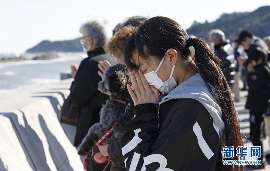 【地震】日本民众悼念“3·11”大地震遇难者