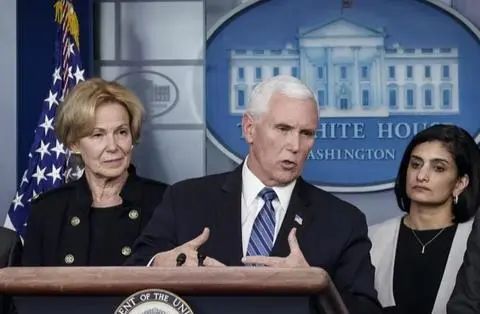 【彭斯】和特朗普说法完全相反！彭斯：新冠病毒致死率确实高于流感