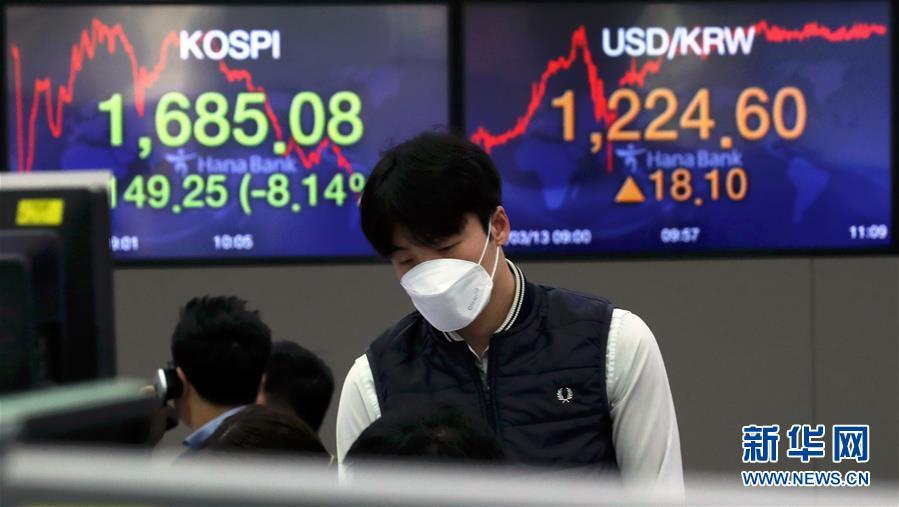 「肺炎」韩国新冠肺炎病例增至7979例