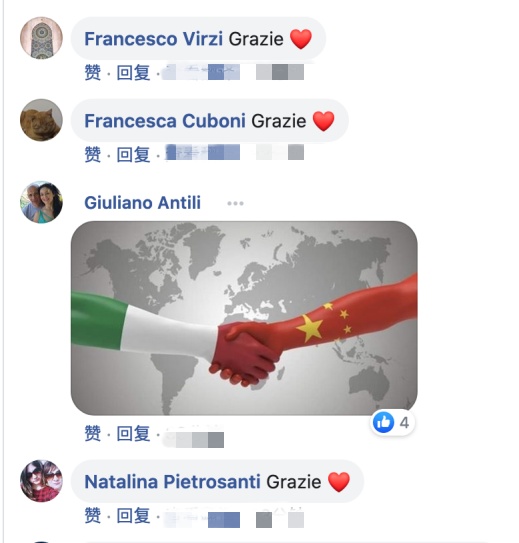 意大利战争@【中国那些事儿】中国雪中送炭伸出援手 意大利网友：感谢你们，让我们一起打赢这场仗