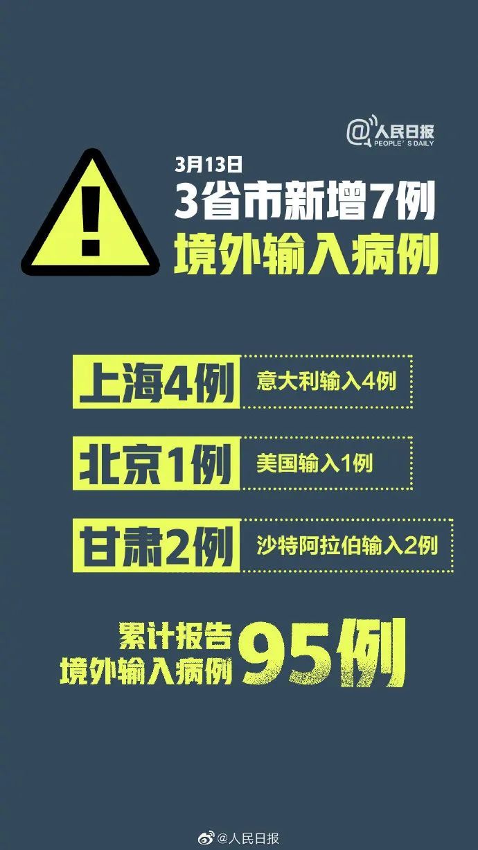 肺炎▲最新！3地新增7例境外输入病例！这个地方宣布：入境谎报病情者，治疗费自担