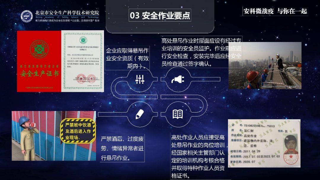 『时政』应急科普丨助力复工复产安全生产微课件:高处悬吊安全作业