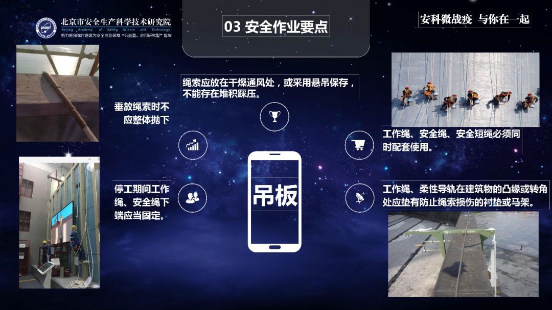 『时政』应急科普丨助力复工复产安全生产微课件:高处悬吊安全作业