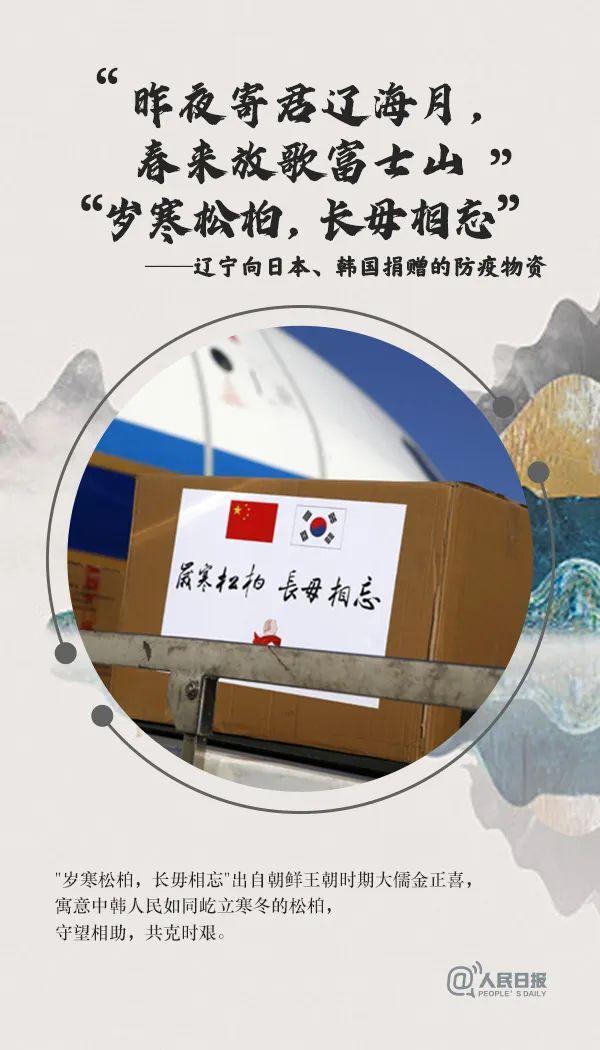 时政■那些和中国捐赠物资一起漂洋过海的寄语