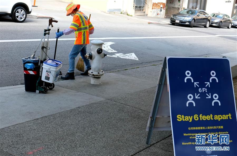 美国加州■美国：加州宣布“居家令”后的第一天