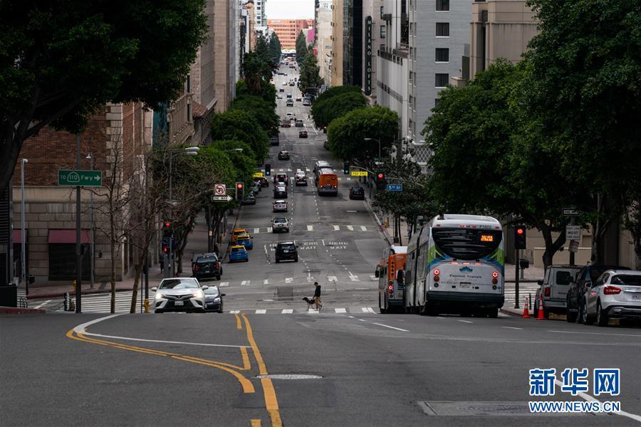 美国加州■美国：加州宣布“居家令”后的第一天