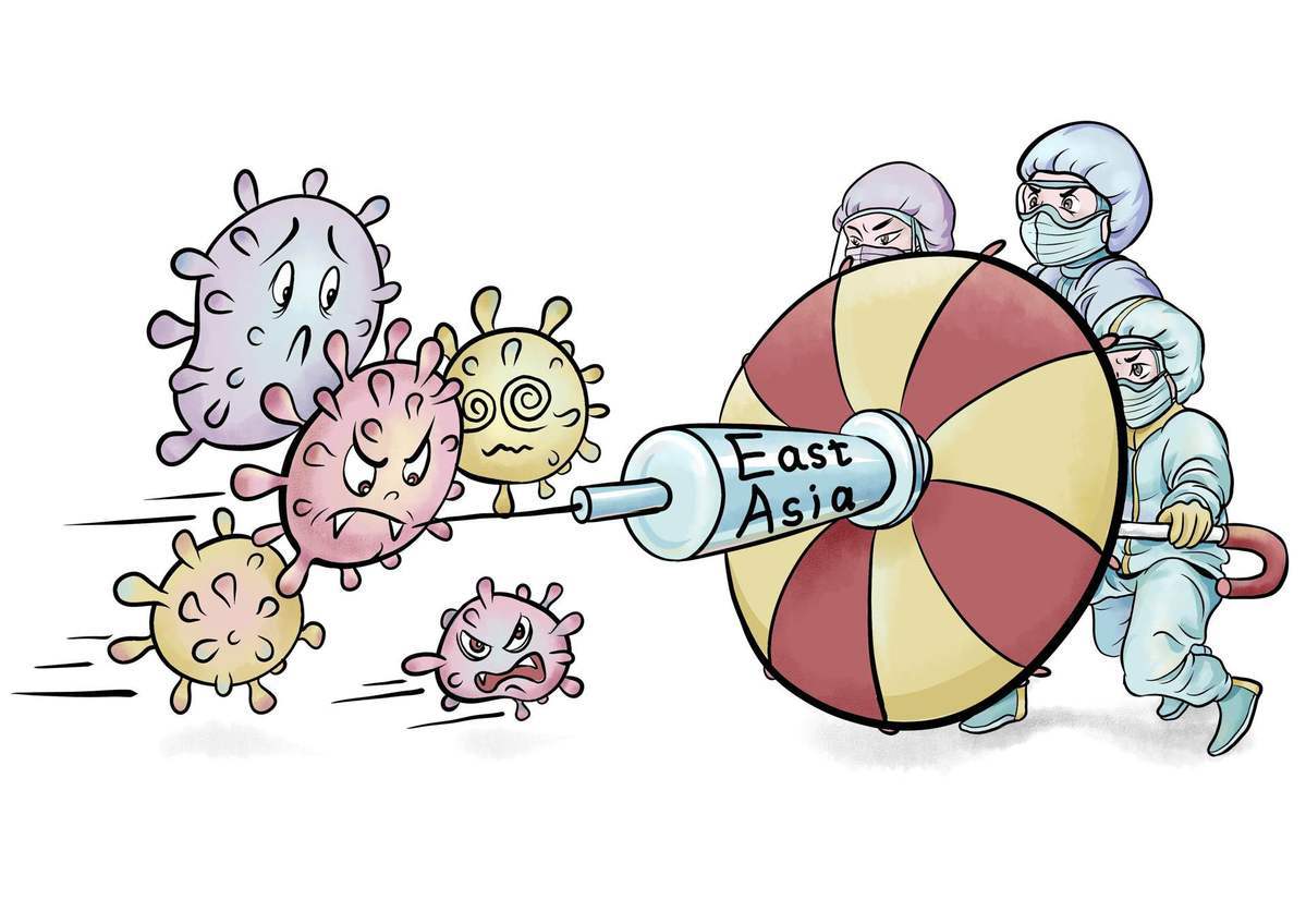 「种族主义」【漫画】中国日报网评：用种族主义攻击崛起的中国，西方政客的“精神病毒”值得警惕！