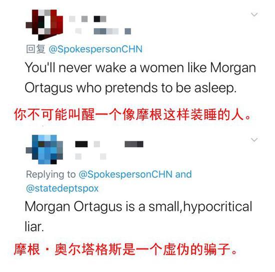 中美：中美外交发言人推特对战 不少美网友为华春莹助威