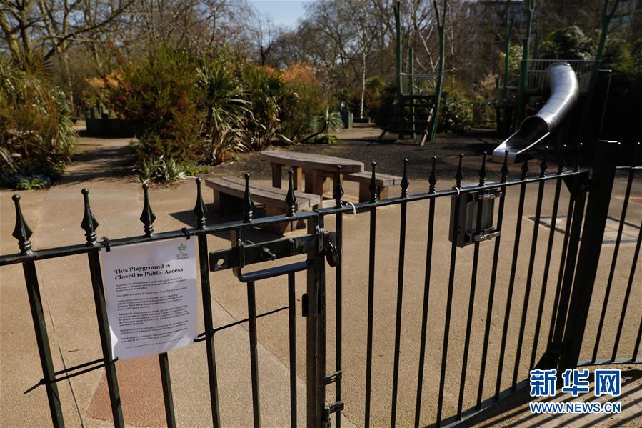 『海德公园』英国政府禁止民众不必要外出