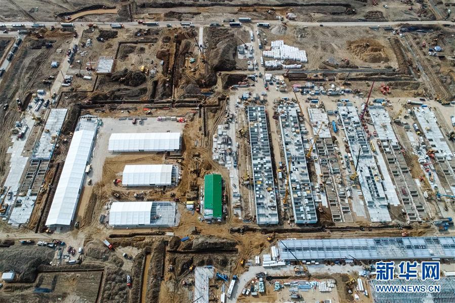 莫斯科：建设中的莫斯科方舱医院