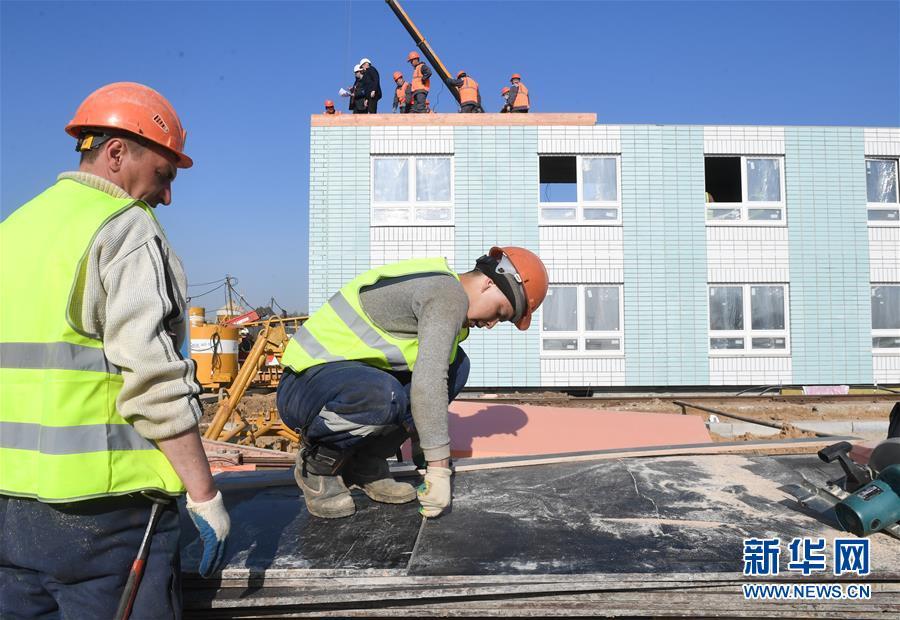 莫斯科：建设中的莫斯科方舱医院