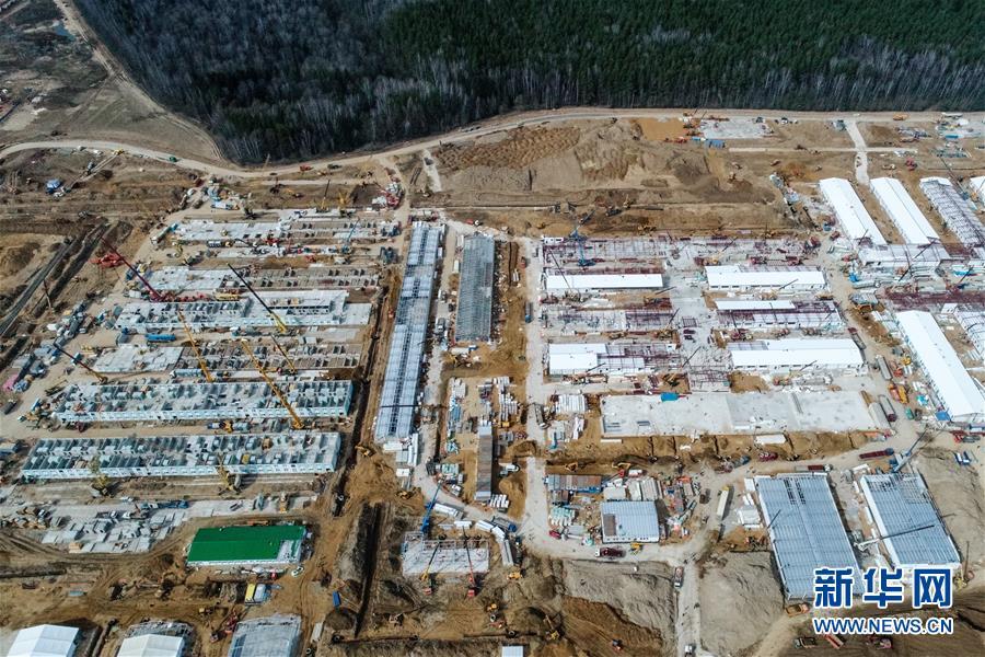 莫斯科：建设中的莫斯科方舱医院