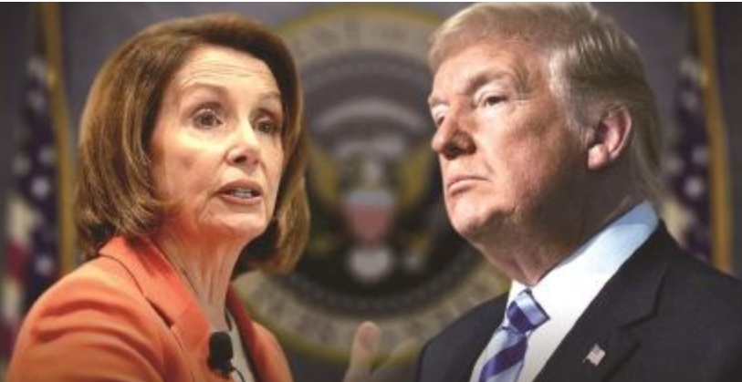 『特朗普』特朗普回击佩洛西：她是只生病的小狗，看起来像个傻瓜