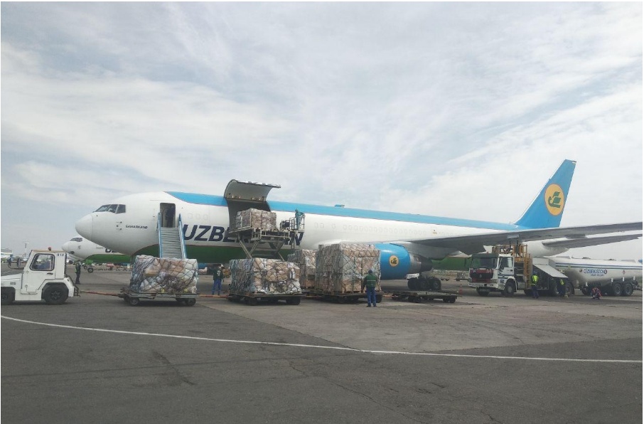 ##乌兹别克斯坦累计确诊病例达150例 中国首批援助物资运抵