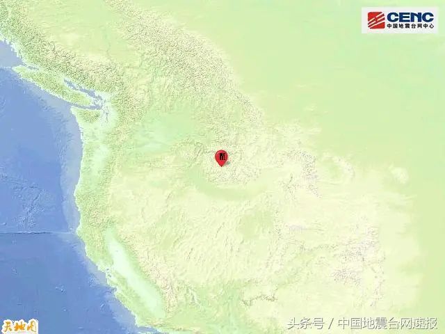 地震@突发! 美国爱达荷州发生6.6级地震