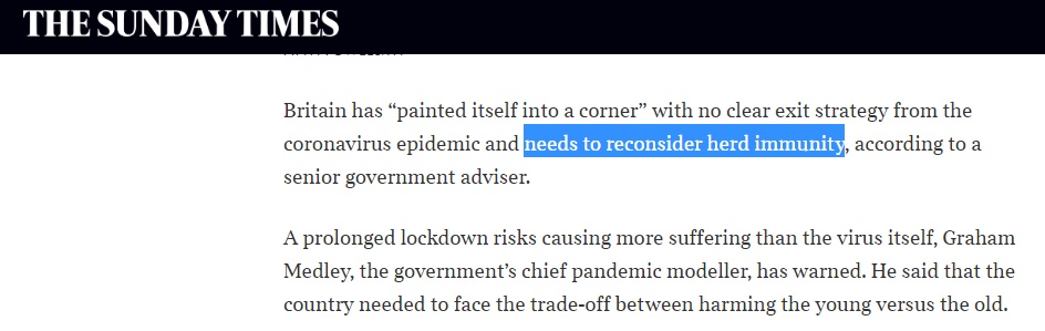 国际社会：伤疤还没好就忘了疼！英国有人再提“群体免疫”