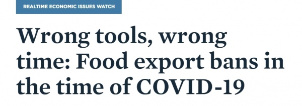 「农业」锐参考| “多国限制粮食出口”令人恍然大悟:中国这条“红线”坚持得太对了!