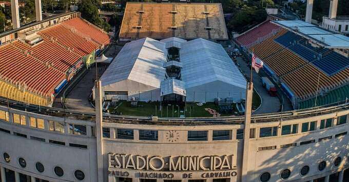 [央视新闻]巴西最大城市市区方舱医院启用