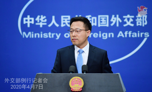 『疫情』巴西教育部长称中国会借疫情“统治世界” 赵立坚：反对任何人对中国搞污名化