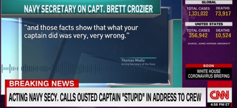 #海军#“罗斯福”号航母官兵气炸！美代理海军部长怒斥舰长录音曝光