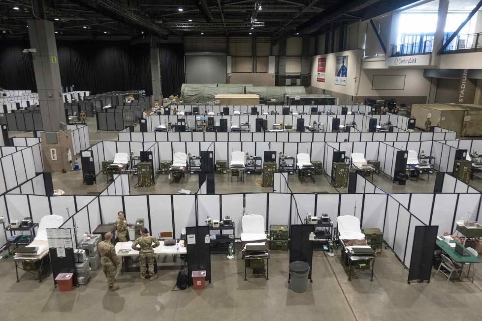 #国际#没有患者可收治？美国一野战方舱医院仅开放3天就关闭