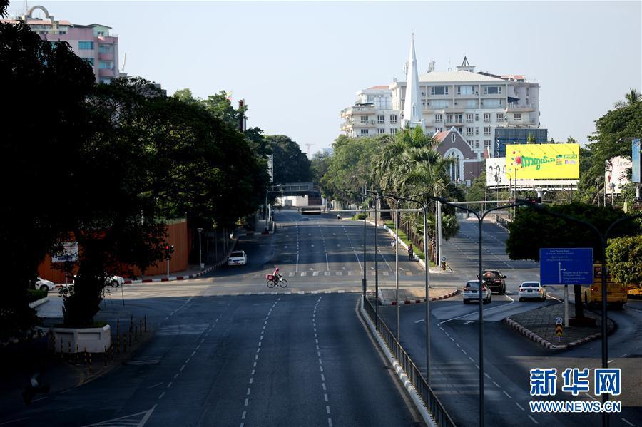 国际■缅甸：空旷的街头