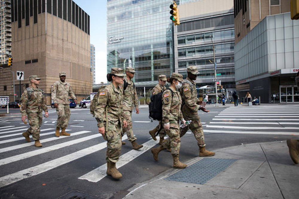 美军■新冠疫情+政治病毒，美军有些招架不住