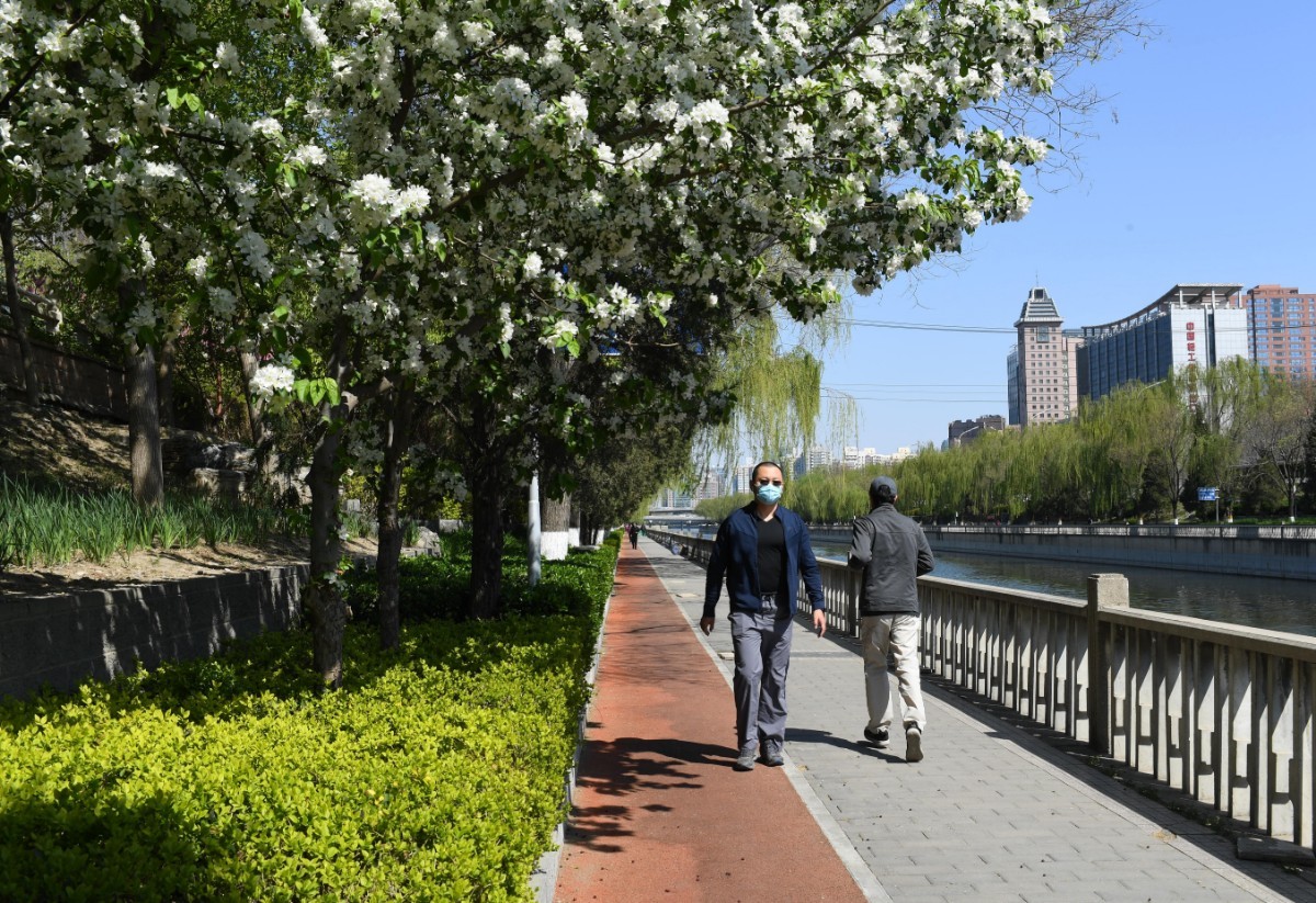 『北京日报』独自锻炼的你,也是一道风景