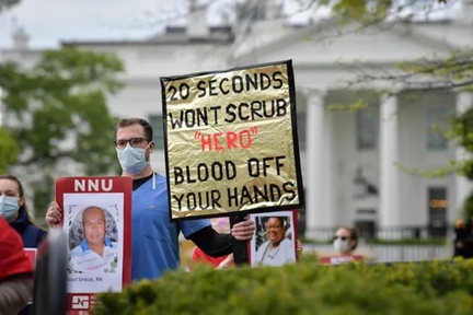 #国际#美国护士对自家政府已忍无可忍!