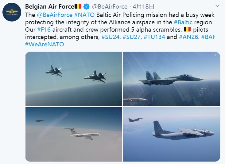 「战斗机」俄军大批战机在波罗的海实战演练 北约F-16突然闯入