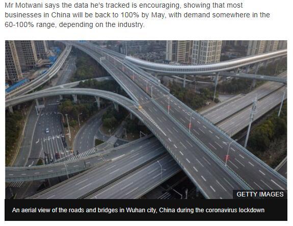 「财经」外媒：中国内需强劲经济复苏 复工复产全力推进令人鼓舞