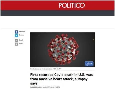 『尸检』美国第一例新冠死亡病例尸检报告公布，提到一个细节......