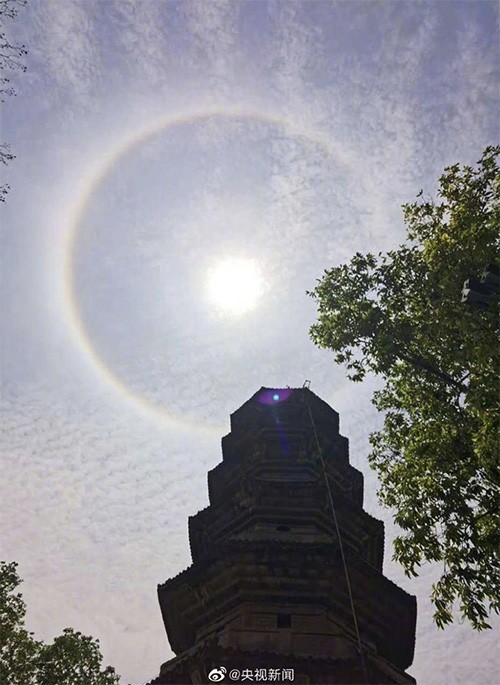 【张斌】全国多地出现日晕