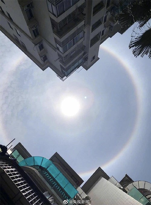 【张斌】全国多地出现日晕