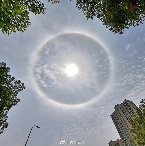 【张斌】全国多地出现日晕
