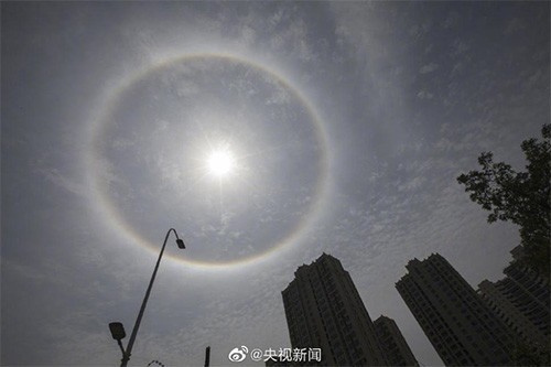 【张斌】全国多地出现日晕