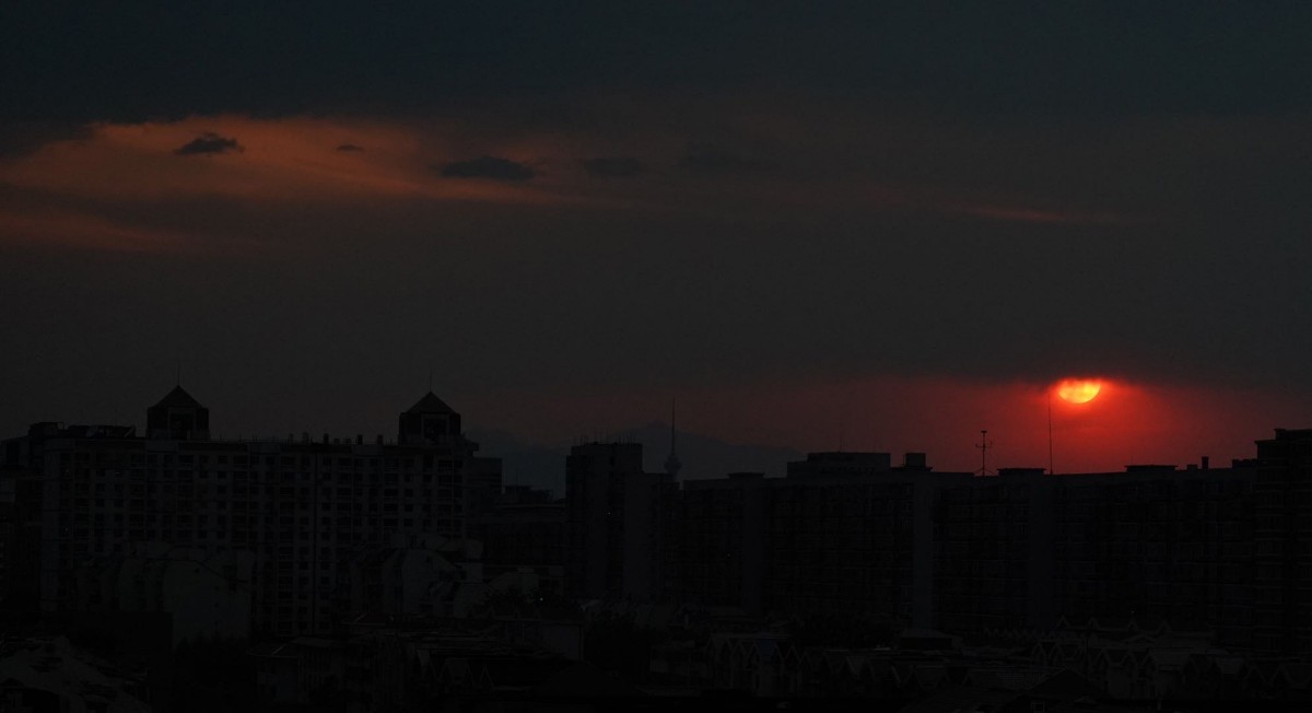 「」高清大图!京城四月天,无限好夕阳