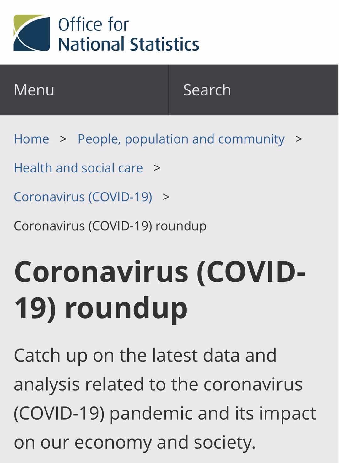 大数据:英国国家统计局公布新冠肺炎疫情对商业的影响数据