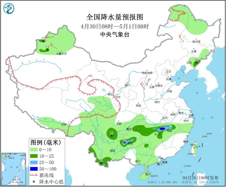 中国气象局@华北黄淮将迎今年首个高温日 需谨防森林火灾