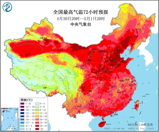 『天气』多地冲击35℃!全国气温摸高大赛开赛 华北华南或携手入夏