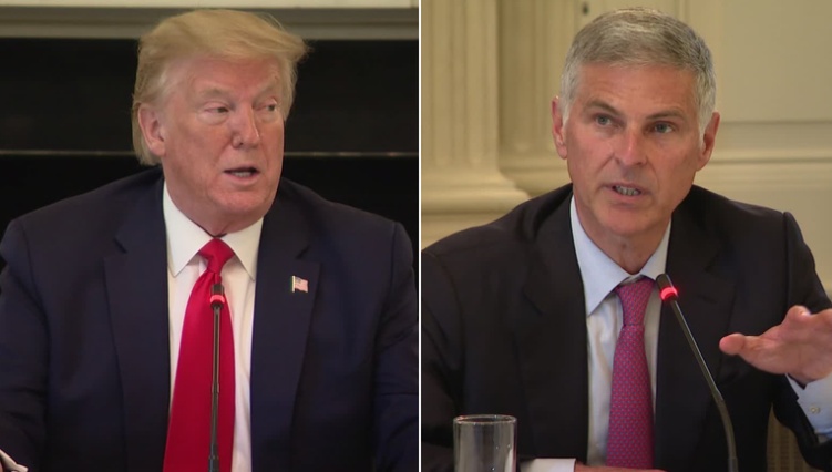 【特朗普】特朗普再抱怨媒体“阴谋论”，CNN：坐在旁边的希尔顿CEO一番话表明他在“胡说”