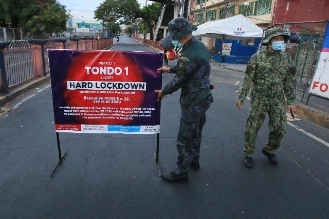 马尼拉:菲律宾马尼拉市汤都区第一选区实行48小时强制封锁