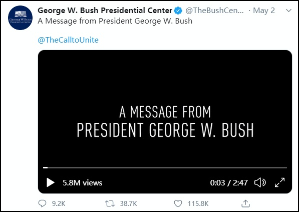 乔治·沃克·布什@特朗普怒喷小布什