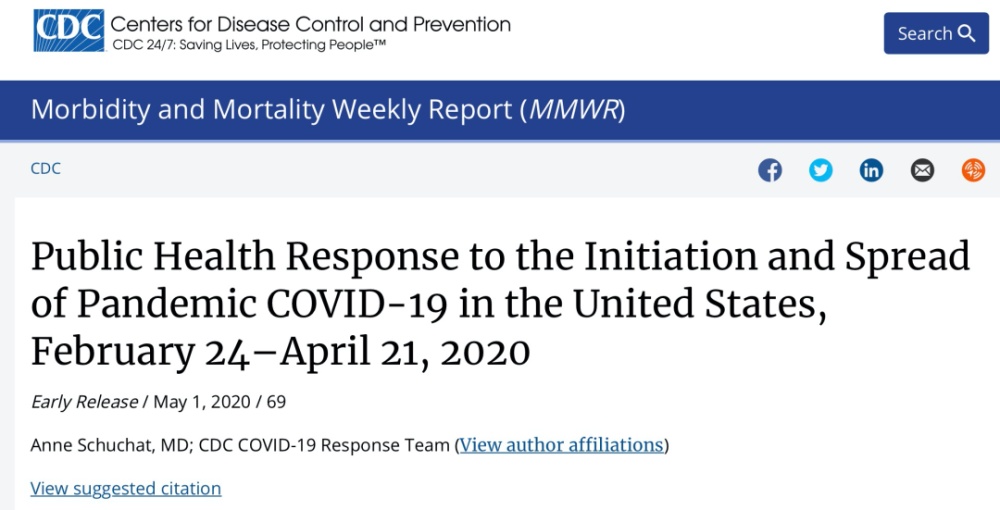 疫情@美国疾控中心报告戳穿了谁的谎言